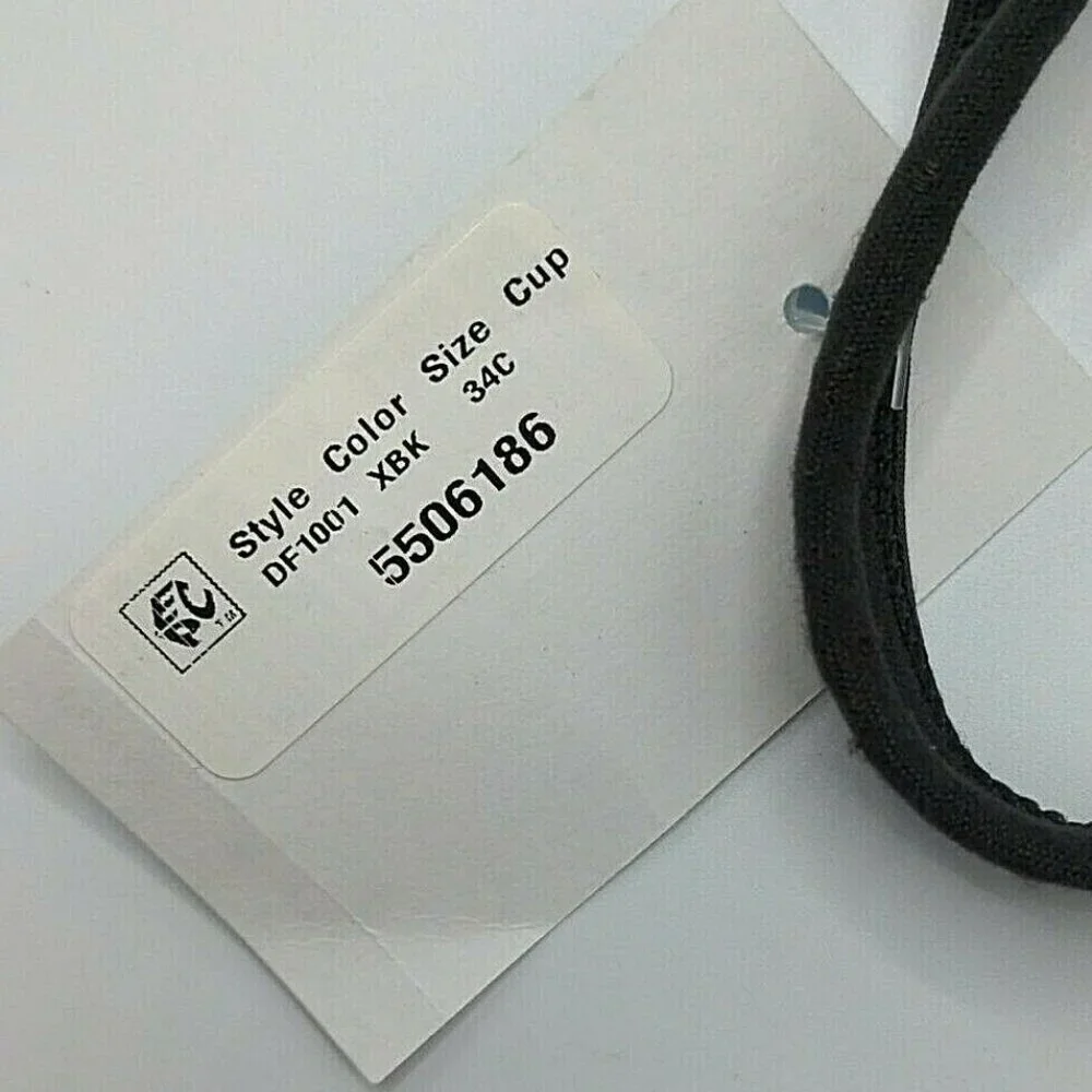 Bali Womens Bra Revolution Foam Underwire Cool Comfort Black Size 34C NEW - Picture 12 of 12